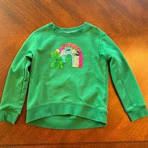 Cat & Jack St. Patty’s Day Sequin Sweatshirt. Size 6/6x